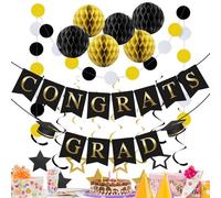 2026 Décorations pour Remise de Diplôme Ensemble de Panneaux pour Cérémonie | Étoiles Et Boules En Pour Célébration Décoration Murale Porte Plafond Salle De Classe Universit