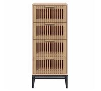 2026 d'été@ Buffet haut/Cabinet de rangement - JILL'S - Highboard/Commode haute/Vaisselier - 40x30x95cm - Bois d'ingénierie LH6378