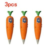 2026 - Disney Zootopia 2 Stylo enregistreur Carotte Judy - Style Nick pour enfants, mini enregistreur 60 secondes, stylo gel 2-en-1, papeterie 3pcs