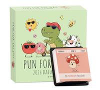 2026 Funny Pun Calendrier | Pun For The Day Daily Motivational Calendar, Calendrier De Bureau Motivant Et Humoristique, Design Perpétuel Avec 365 Citations Humoristiques Et Inspirantes Quotidiennes