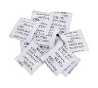 2026 Lot de 10 sachets déshydratants en gel de silice pour déshumidification efficace de l'air et protection contre l'humidité pour différents domaines d'application, transparent, 4.5x4.5cm