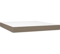 "2026 "Matelas à ressorts ensachés Cloris Taupe 160x200x20cm Tissu - Autres matelas eleganten264993