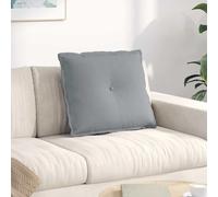 "2026 Moderne Coussin arrière gris clair 60 x 19 x 50cm Tissu - Coussin décoratif Meubles design 1450061