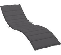 "2026 Moderne" Coussin de bain de soleil Anthracite 200x70x3 cm Tissu Oxford - Coussins de meubles de jardin - Meubles design 6977183