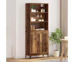 "2026 Moderne "Highboard 2 pcs Vieux bois composite - Commodes Meubles design 2986782