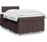 "2026 Moderne" Lit double/lit jeune, Boxspring avec matelas Tissu brun foncé 120x200cm - Lits classiques,Cadre de lit Meubles design 4488238