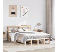 "2026 Moderne Lit double/lit jeune en pin massif sans matelas 160x200cm - Lits classiques,Cadre de lit Meubles design 6862945