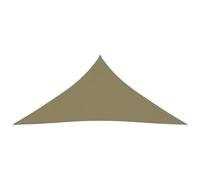 "2026 Moderne "Voile d'ombrage Oxford-Tissu Triangulaire 4x4x4 m Beige - Parasols - Meubles design 2161600