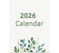 2026 Motivational Calendar - Monthly Goal Planner & Organizer with Inspirational Quotes | 12 Month Productivity & Planning Calendar for Home or Office