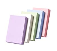 2026 Notes autocollantes avec son propre logo | Impression individuelle en quatre couleurs vives extra fortes idéales pour les étudiants de bureau (Multicolore 2, taille unique)