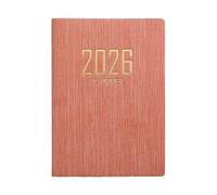2026 Petit Agenda A7 Carnet de Gestion du Temps | 365 Jours Version Anglaise Petit Agenda Pour Travail École Université Bureau Étudiant Femmes Hommes Enseignant Planning