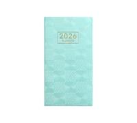 2026 Planificateur hebdomadaire Carnet de poche Mémo coloré avec pages lignées à couverture rigide pour le bureau de l ' école Extracteur de vitesse manuel Extracteur de vitesse destructeur