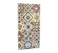 2026 Porto (Portuguese Tiles) Slim 12-month Horizontal Hardcover Flexi Dayplanner 2026 (Elastic Band Closure)