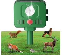 2026 Repulsif Chat Solaire, 4 Modes Répulsif Chat Ultrason Exterieur, Répulsif Ultrason Anti Rongeurs avec Détecteur Mouvement, Repulsif Ultrason pour Anti Chats Chiens Souris Ratons Animaux Jardin