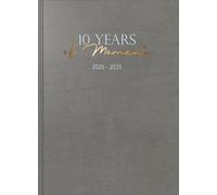 2026 Rido Calendrier 10 ans 2026-2035 "10 Years of Moments" A4