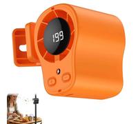 2026 Ventilateur de climatisation à clipser pour voiture avec écran LED - Rotation à 360 °, 199 vitesses réglables, portable, rechargeable par USB, mini ventilateur de refroidissement personnel pour
