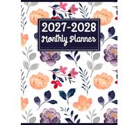 2027-2028 Monthly Planner: Large 2 Years Schedule Organizer with Calendars | Simple At a Glance Layout (From January 2027 to December 2028)