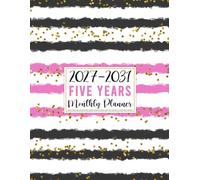 2027-2031 Monthly Planner: Monthly & Weekly Simple and Large Schedule Organizer & Agenda with Projects/ Notes/ Goals & Checklists/ At a Glance Layout & Calendars