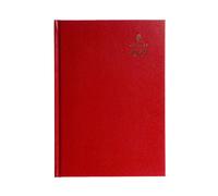 Collins Debden Agenda semainier 2027 sur 12 mois avec couverture rigide Rouge Format A4 40,15-27