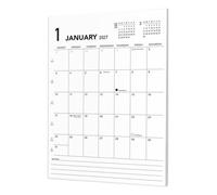 2027 Fridge Calendar - Paper Monthly Planner - Office Planning Board Fridge | 18 Months Fridge Magnet Calendar for Home Kitchen Dorm Classroom College Grocery Dinner