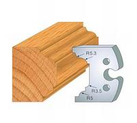 204 : jeu de 2 fers petit bois 50 mm pour porte outils entr axe 24 mm