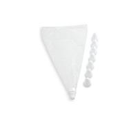 Lot de 3 poches à douilles jetables + 7 douilles