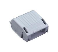 207-1331 | Gelbox WAGO pour connecteurs des séries 221 et 2773 | Protection contre l'humidité | Certifié IPX8 | 12 AWG | Gris, boîtier sans étiquette | Petit | [Boîte de 4 pièces]