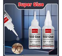 20g502 adhésif cyanoacrylate haute résistance - adapté au caoutchouc, au verre, au bois et au métal, idéal pour l'entretien et les réparations bricolage L502-3