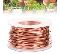 20m Fil de cuivre pur 99.9% 1.3mm pour électroculture jardin QIEDOVIEY
