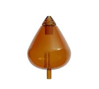 20ml Réservoir de Nébulisation en Verre pour Diffuseur sans Eau Ambré | Verre borosilicate soufflé main ambré sans plastique ni BPA, compatible série Larmes, résistant corrosion, entretien facile