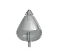 20ml Réservoir de Nébulisation en Verre pour Diffuseur sans Eau Fumé | Verre borosilicate soufflé main fumé sans plastique ni BPA, compatible série Larmes, résistant corrosion, entretien facile