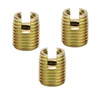 20pcs 302 insert de filetage autotaraudeur en acier au carbone bague de réparation bague de réparation kit insert de réparation de filetage (intérieur M8 * 1.25 extérieur M12 * 1.5 longueur 15mm)