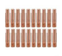 20pcs Copper Welding Nozzle For MB-15AK 0.6-1.2mm | High-purity Copper Alloy, Precise Concentricity, Smooth Wire Feed, 25mm Length, Fits MIG/MAG Torches