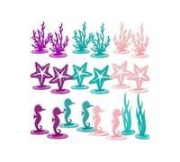 20pcs Décorations anniversaire d'une sirène FONGWAN Fournitures pour fêtes de bricolage sur le thème de l'océan