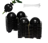 20PCS Germoir Boule de Marcottage Aerien, Mini Serre Pour Semis Godets de Repiquage Germer Pour Plante Germer Extérieur Matériel Pour Serre et Semis Bouturage Bac Semis Boule Marcottage Plaque Semis
