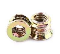 20Pcs M6 Kit d'Assortiment Vis Boulon Tête Plate Six Pans Creux Entièrement Filetée au Carbone Zinguée pour Meubles en Bois (M6*10mm)