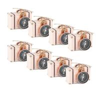 20pcs Mini Boîte de Valise,mini valise,Boîte de Bonbons Mariage,Mini Valises en Papier Kraft Vintage,boites dragees mariage avec Boussole pour Mariage, 8 x 3 x 5cm