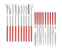 20Pcs Mini Limes a Aiguilles en Diamantée,Lime Metal | Jeu de Lime Aiguille Metal,Jeu de Limes Précision,Limes de Précision pour Verre,Pierre,Bois,Solides et Durables