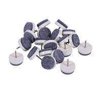 20Pcs/Set 20mm Leg Floor Protectors, Dia Felt Furniture Pads Nail in Chair Leg Floor Protectors Chair Feet Protectors Chair Floor Protectors for Home (2)