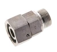 20S & M27x2 Acier inoxydable pivotant droit avec filetage mâle 400 bar Joint torique FKM Cône reglable ISO 8434-1