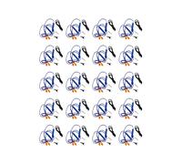 20X Bouchons D'Oreille Écouteur pour Travail, Suppression Du Bruit, Protection Auditive, Chantiers de Construction, Endroits Bruyants Bleu