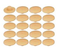 20x Cache vis en Plastique 4 x 2,7 x 11,8mm Confirmat Meuble Capuchon Bouchon Trou Protection Universel, Beige Pommier
