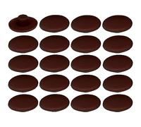 20x Cache vis en Plastique 4 x 2,7 x 11,8mm Confirmat Meuble Capuchon Bouchon Trou Protection Universel, Acajou