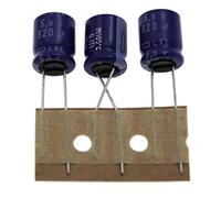 20x Condensateur Elko radial 820µF 6,3V | Condensateur électrolytique jusqu'à 105°C | 820uF Electrolytic Capacitor from United Chemi-Con