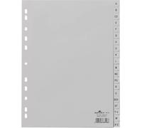 20x Durable 6510 10 onglets A - Z PP gris A4 20 feuilles