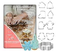 20x Emporte-pièces Noël & Advent Motifs Set - Emporte-pièces pour biscuits à pâtisserie - Forme à insert & Emporte-pièces pour biscuits & Emporte-pièces