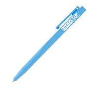 20x Hygostar 85666 Stylo à bille Eco plastique détectable Corps : bleu Ecriture : bleu Mine fixe non remplaçable