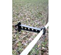 20x isolateur 20cm montage avec vis ou colliers de serrage | pour clôture de pâturage clôture électrique clôture de jardin piquet ruban corde toron fil large bande