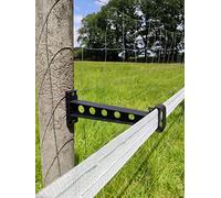 20x isolateur 20cm montage avec vis ou colliers de serrage | pour clôture de pâturage clôture électrique clôture de jardin piquet ruban corde toron fil large bande