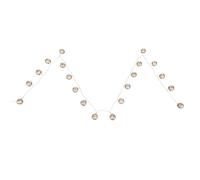 20x LEDs Boule de Cuivre Luminaires Chaîne X-MAS Décoration Eclairage Noël Lampes argentées